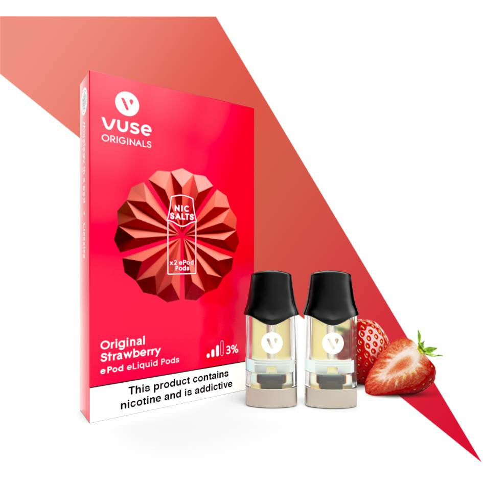 Vuse Pods - Original Strawberry - 3%