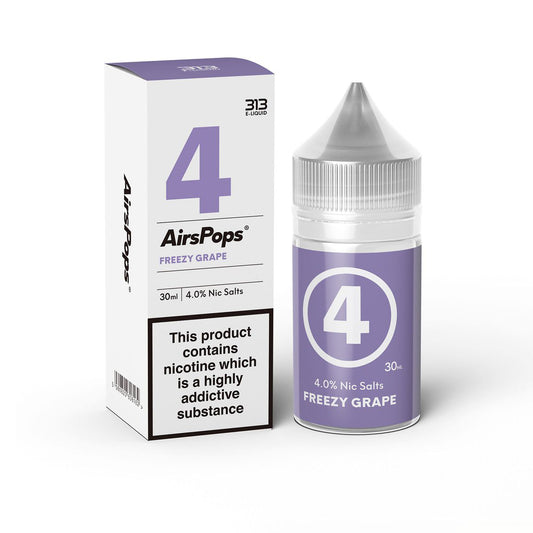 AirsPops - 30ml E-Liquid - Freezy Grape - 4%